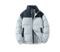 Stilvolle Herren Winter Pufferjacke – Blau