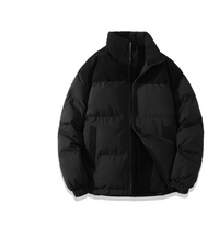 Stilvolle Herren Winter Pufferjacke – Schwarz