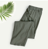 Herren Schmale Passform Sommer Hosen | Bequeme – Grau