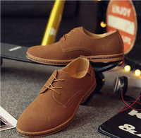 Herren Klassische Schnür Schuhe | Bequeme – Hellbraun