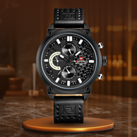Kurt® | Quarz Datum Uhr – Schwarz und Weiß