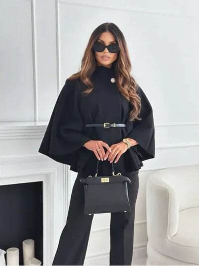 Cherie - Eleganter Mantel mit Taillenbund