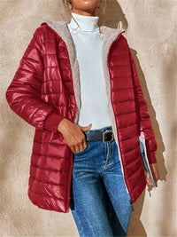 Warme & Winddichte Winterjacke für Damen – Rot