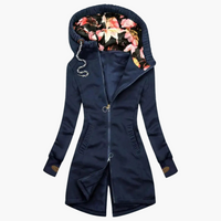 Damen Wind- und Wasserdichte Outdoorjacke | Atmungsaktiv – Blau