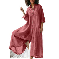 Rosanna | Eleganter Jumpsuit für Frauen – Rot