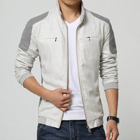 Jake | Leichte Sommerjacke für Herren – Hellgrau
