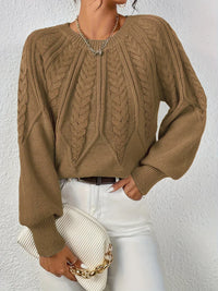 Stilvoller Damen Pullover - Klassisch & Elegant – Braun