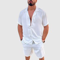 Eleganter Herren Freizeitanzug – Weiß