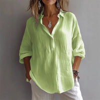 Elegante Casual Damen Bluse – Grün