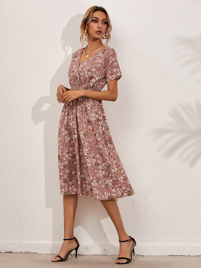 Bano | Elegantes Sommerkleid mit Blumendruck
