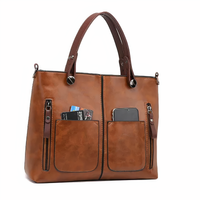 Thalia - Stylische Ledertasche – Braun