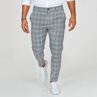Stylische Herrenhose mit einzigartigem Design – Hellgrau