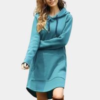 Damen Oversize Hoodie - Weich und Modisch – Blau