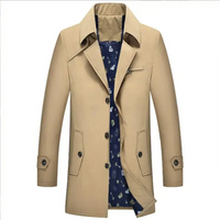 Herren Übergangsjacke - Leicht und Modern, Perfekt für Herbst und Frühling – Braun