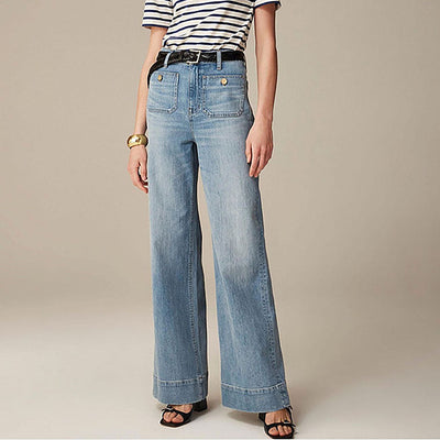 Ausgestellte Schlaghose Damen Jeans