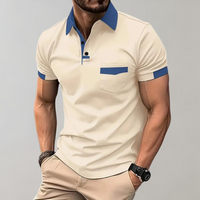 Reinhard | Herren Lässig Polohemd | Kurzarm – Aprikose