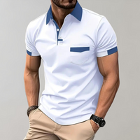 Reinhard | Herren Lässig Polohemd | Kurzarm – Weiß
