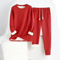 PAULA - THERMO FLEECE SET – Rot