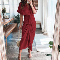 Gabriella | Modisches und elegantes Kleid für Frauen – Rot