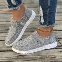 Renate™ - Bequeme Slip On Sneaker – Dunkelgrau