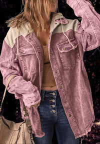 | Retro Cordjacke – Rosa