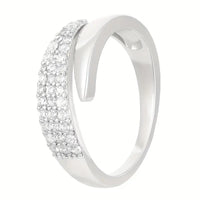 Tabea - Zweifarbiger Glanzring – Silber