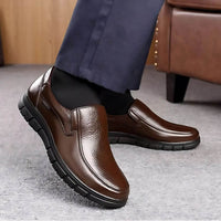 ACHIM - ERGONOMISCHE SCHUHE MIT DICKER SOHLE – Braun
