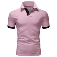Stilvolles und Komfortables Poloshirt für Herren – Rosa