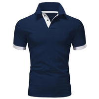 Stilvolles und Komfortables Poloshirt für Herren – Blau Weiß