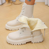 Romy™ – Warm gefütterte Winter Stiefeletten – Beige