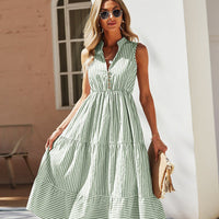 Charlotte | Elegantes Sommerkleid – Grün