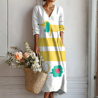 Zoe | Urban Bohemian Kleid – Mehrfarbig