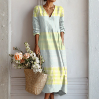 Olivia | Knitterkleid – Mehrfarbig