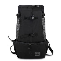 Sommer Travel Puppy Hunderrucksack | Leichter und Bequemer Rucksack für Mittelgroße Hunde – Schwarz