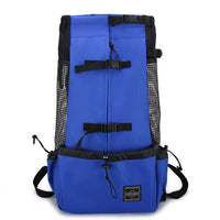 Sommer Travel Puppy Hunderrucksack | Leichter und Bequemer Rucksack für Mittelgroße Hunde – Blau