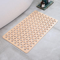 Duschmatte – Anti-Rutsch-Duschmatte mit antibakteriellen Eigenschaften und hygienischer – Beige