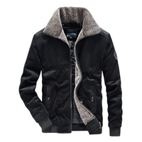 Ryan | Winter Cordjacke – Schwarz