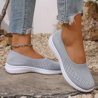 Fina | rutschfeste, atmungsaktive Slipper – Grau
