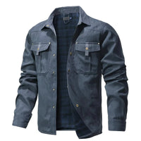 Ironwood™ Overshirt-Jacke Mit Kariertem Innenfutter – Blau