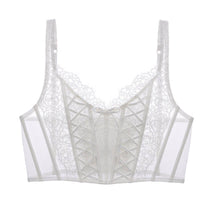 Kate | Italienische Schleife Bralette – weiß