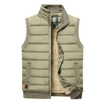 Norbert | Warme Steppweste – Khaki