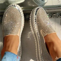 Bequemen Diamond Loafers – Gold