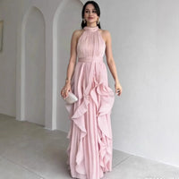 Avelora™ Kleid mit Raffiniertem Design und Eleganter Bewegung – Hellrosa