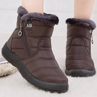 Damen Winter-Schneestiefel | Lässig – Braun