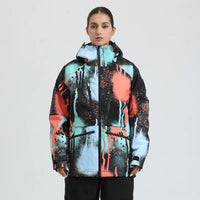 Unisex-Skijacke für Wintersport | funktionale Ausführung – Schwarz und Blau