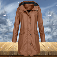 Zenith - Bequemer Regenmantel – Dunkel khaki