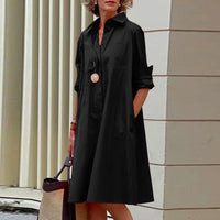 Margot | Lässiges & modisches Sommerkleid – Schwarz
