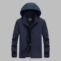 Softshelljacke für Herren – Fleecegefütterte Outdoorjacke – Dunkelblau