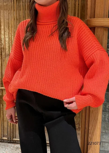 Reilaris | Damen Warmer Strickpullover für Herbst und Winter