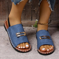 Noelle | Rutschfeste Orthopädische Sandalen™ – Blau (Fast ausverkauft!)